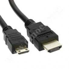 Кабел Omega, GOLD, HDMI(M) - mini HDMI(M), 4K, V1.4, 1.8m