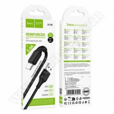 Кабел Hoco, X120AC, USB A(M) - USB C(M), v.2.0, 3.0A, 1.0m, Black