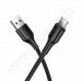 Кабел Hoco, X120AC, USB A(M) - USB C(M), v.2.0, 3.0A, 1.0m, Black