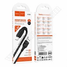 Кабел Hoco, X120MX, USB A(M) - microUSB(M), v.2.0, 2.4A, 1.0m, Black