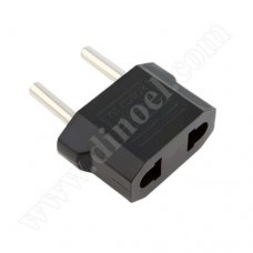 Преходник RoTech, Travel, US - EU, CEE 7/16, 220V, Black