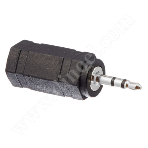 Преходник Cantell, Stereo, Jack 3.5mm(F) - Jack 2.5mm(M)