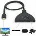 Превключвател RoTech, HDMI(F)x3 - HDMI(M), 0.30m