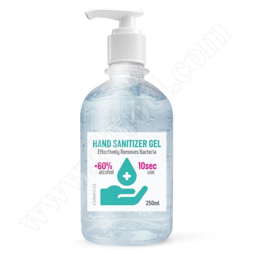 Антибактериален гел Omega, 60%, OHS250, 250ml