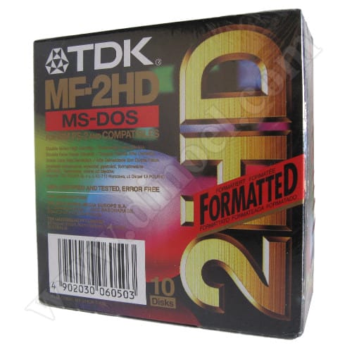 TDK, FD, 1.44MB, дискети, в опаковка 10бр.