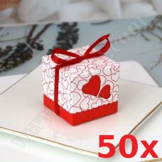 Кутийка за флаш памет GIFT, G-CUBE-C01R, Carton, Cube Red, 50бр.