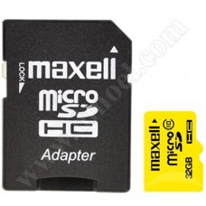 Maxell, ECOdata, microSD,  32GB, Class 10, V10, карта памет, +SD адаптер