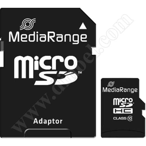 MediaRange, microSD, 128GB, Class 10, V10, карта памет, +SD адаптер