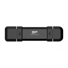 SSD Silicon Power, DS72, 250GB, USB 3.2, Type-C, Flash Drive, Black