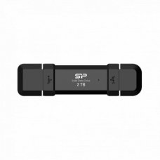 SSD Silicon Power, DS72, 2TB, USB 3.2, Type-C, Flash Drive, Black