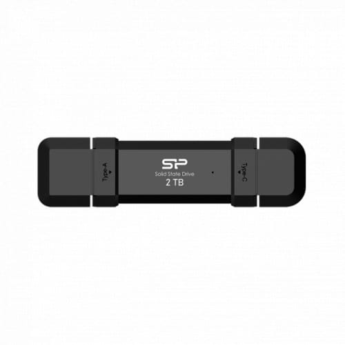 SSD Silicon Power, DS72, 2TB, USB 3.2, Type-C, Flash Drive, Black