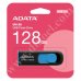 Adata, UV128, 128GB, USB 3.2, Flash Drive, Black + Blue