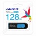 Adata, UV128, 128GB, USB 3.2, Flash Drive, Black + Blue
