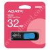 Adata, UV128,  32GB, USB 3.2, Flash Drive, Black + Blue