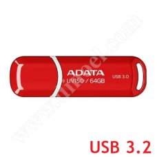 Adata, UV150, 64GB, USB 3.2, Flash Drive, Red + White Adata, UV150, 64GB, USB 3.2, Flash Drive, Red + White