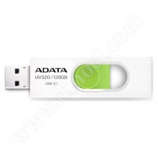 Adata, UV320, 128GB, USB 3.2, Flash Drive, White + Green Adata, UV320, 128GB, USB 3.2, Flash Drive, White + Green
