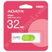 Adata, UV320,  32GB, USB 3.2, Flash Drive, White + Green