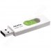 Adata, UV320,  64GB, USB 3.2, Flash Drive, White + Green, 30бр.