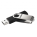 Hama, Rotate, 128GB, USB 2.0, Flash Drive, Black + Silver