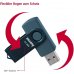 Hama, Rotate, 256GB, USB 3.0, Flash Drive, , Petrol + Blue