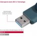 Hama, Rotate, 256GB, USB 3.0, Flash Drive, , Petrol + Blue
