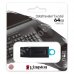 Kingston, DataTraveler, DTX, Exodia,  64GB, USB 3.2, Flash Drive, Black + Teal