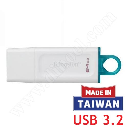 Kingston, DataTraveler, DTX, Exodia,  64GB, USB 3.2, Flash Drive, White + Teal