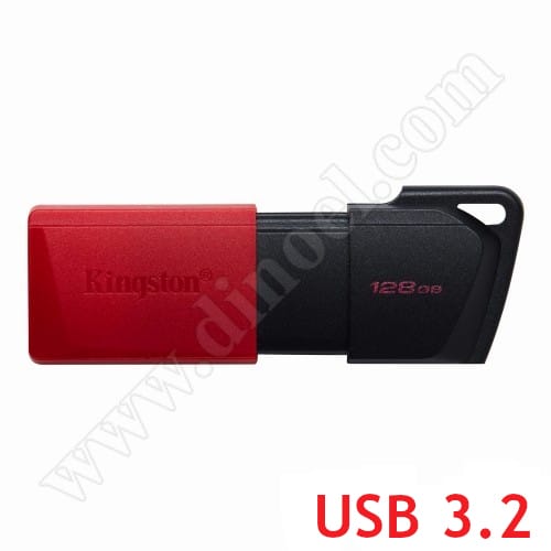 Kingston, DataTraveler, DTX, Exodia M, 128GB, USB 3.2, Flash Drive, Black + Red