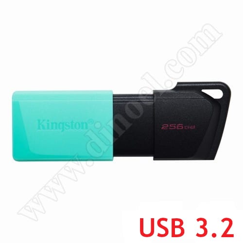 Kingston, DataTraveler, DTX, Exodia M, 256GB, USB 3.2, Flash Drive, Black + Teal