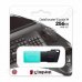 Kingston, DataTraveler, DTX, Exodia M, 256GB, USB 3.2, Flash Drive, Black + Teal