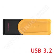 Kingston, DataTraveler, DTX, Exodia S, 512GB, USB 3.2, Flash Drive, Black + Yellow Kingston, DataTraveler, DTX, Exodia S, 512GB, USB 3.2, Flash Drive, Black + Yellow