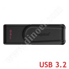 Kingston, DataTraveler, DTX, Exodia S, 64GB, USB 3.2, Flash Drive, Black + Black Kingston, DataTraveler, DTX, Exodia S, 64GB, USB 3.2, Flash Drive, Black + Black