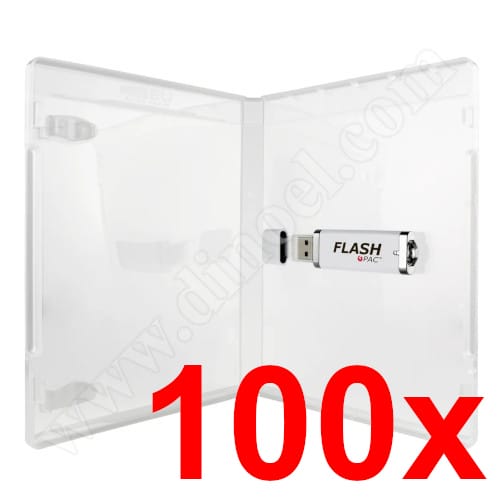 Кутийка за флаш памет Storage book, 170 x 135 x 14mm, за 100бр.