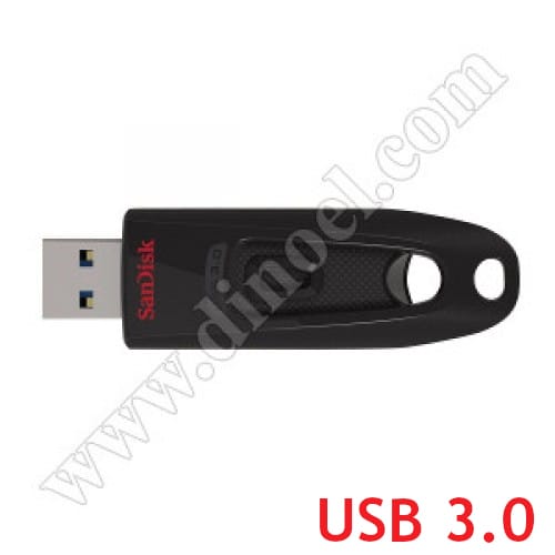 SanDisk, Ultra, 128GB, USB 3.0, Flash Drive, Black