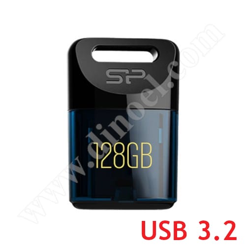 Silicon Power, Jewel 06, 128GB, USB 3.2, Flash Drive, Deep Blue