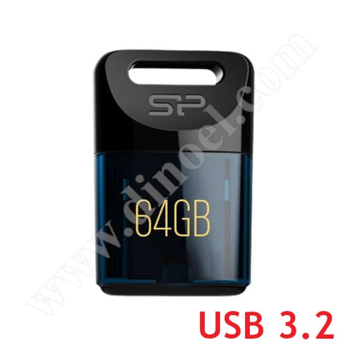 Silicon Power, Jewel 06, 64GB, USB 3.2, Flash Drive, Deep Blue