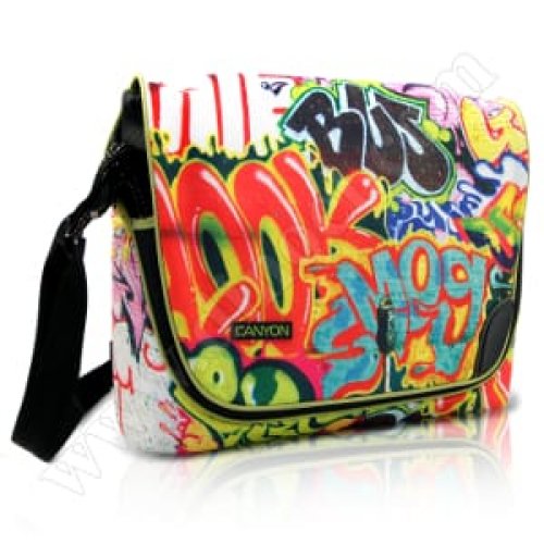 Чанта Canyon, Graffiti, Limited Edition, CNL-NB01A, 13.3", текстил