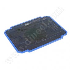 Поставка за лаптоп Omega, Ice Box, OMNCPIB, Blue, до 17.1"