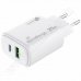 Адаптер захранване MediaRange 25W GaN, 1x USB-C и 1x USB-A, MRMA112
