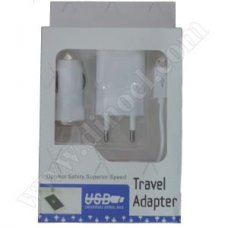 Адаптер захранване DMC, U90EW, 220V, 12V - 5V, 2.0A, USB 2.0