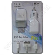 Адаптер захранване DMC, EKA-Q29, 220V, 12V - 5V, 1.5A, USB 2.0
