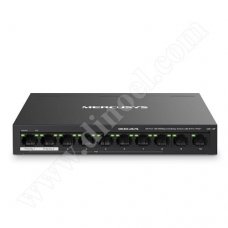Mercusys, MS106LP, 10/100MB, 4-Port PoE+, мрежов суич, разклонител