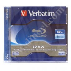BD-R Verbatim, Hard Coat, DL, 50GB, 6X, Jewel case 1бр.