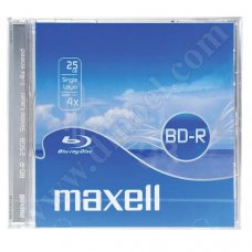 BD-R Maxell, 25GB, 4X, Jewel case, опаковка 5бр.