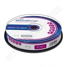 BD-RE MediaRange, 25GB, 2X, Cake box 10бр. 