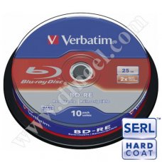 BD-RE Verbatim, 25GB, 2X, Cake box 10бр. 
