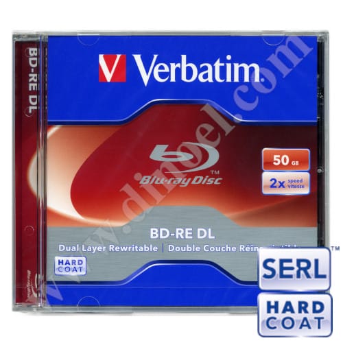 BD-RE Verbatim, DL, 50GB, 2X, Jewel case 1бр.