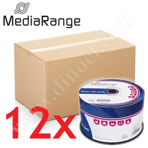 CD-R MediaRange, 700MB, 52X, Cake box  50бр.