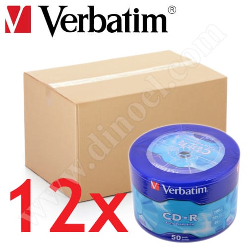 CD-R Verbatim, Extra Protection, 700MB, 52X, целофан 50бр.x12
