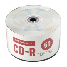 CD-R Fiesta, Inkjet Printable, 700MB, 52X, целофан 50бр.